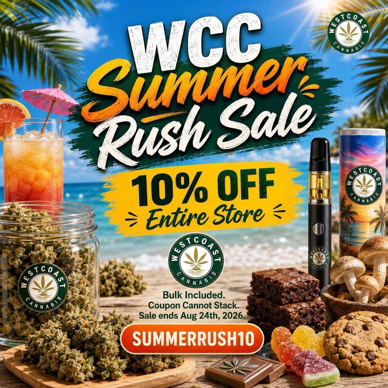 West Coast Cannabis store-wide sale on weed online in Canada