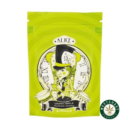 Alice Mushroom Gummy – Green Apple 1000mg