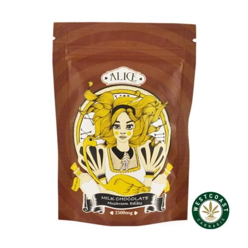 Alice Mushroom – Milk Chocolate 2500mg