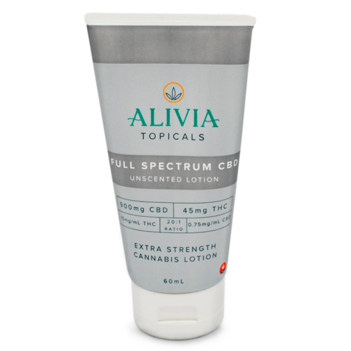ALIVIA Topicals – Full Spectrum CBD Lotion – Unscented (2oz)