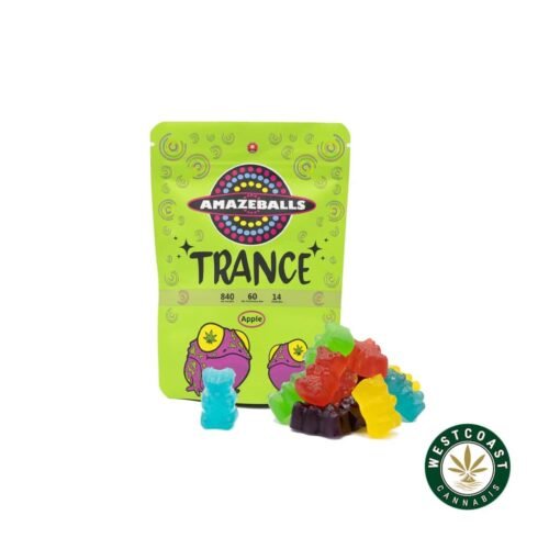 Amazeballs Edibles – Trance Gummies – 840mg THC