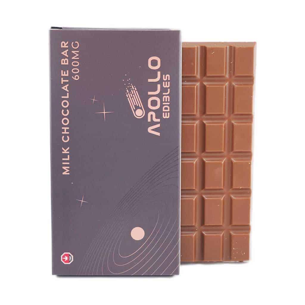 Apollo Edible Chocolates – Milk Chocolate Bar – 600MG THC