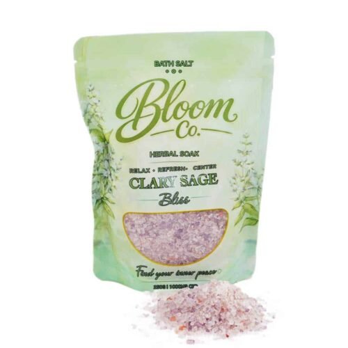 Bloom Co. – Clary Sage Bath Salts – 1000MG CBD