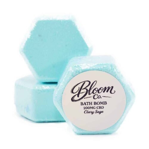Bloom Co. – Clary Sage Bathbomb – 200MG CBD