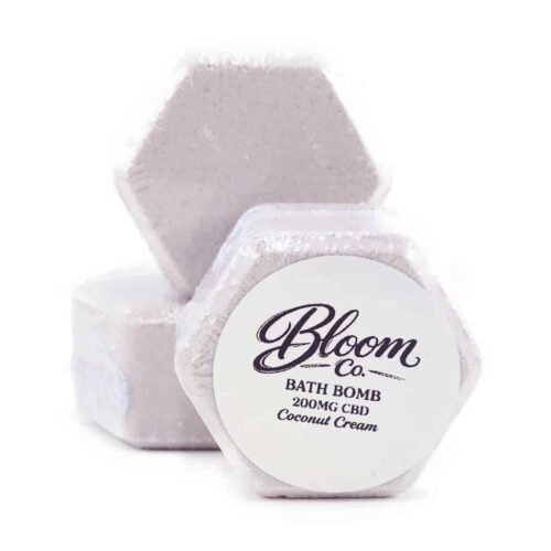 Bloom Co. – Coconut Cream Bathbomb – 200MG CBD