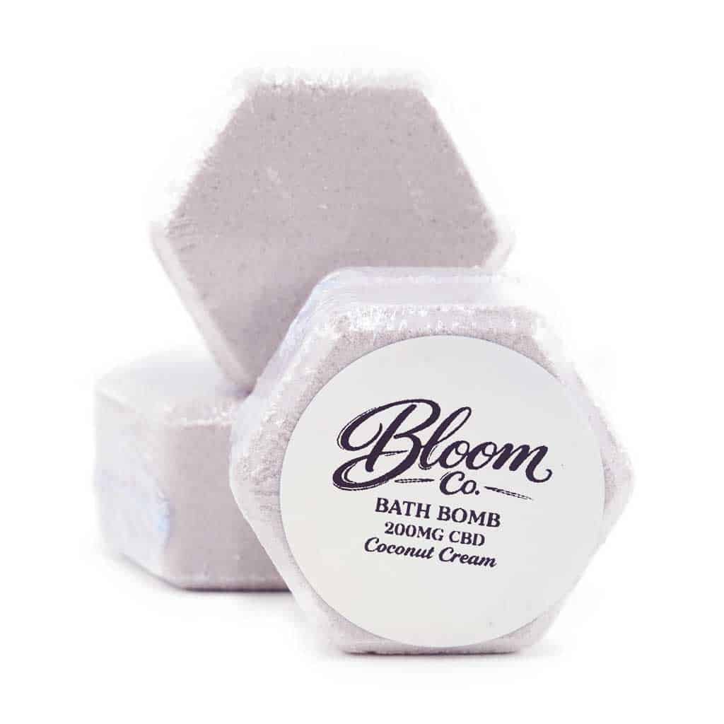 Bloom Co. – Coconut Cream Bathbomb – 200MG CBD