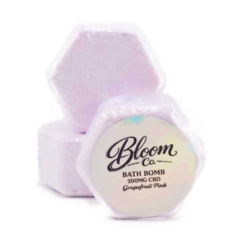 Bloom Co. – Grapefruit Pink Bathbomb – 200MG CBD