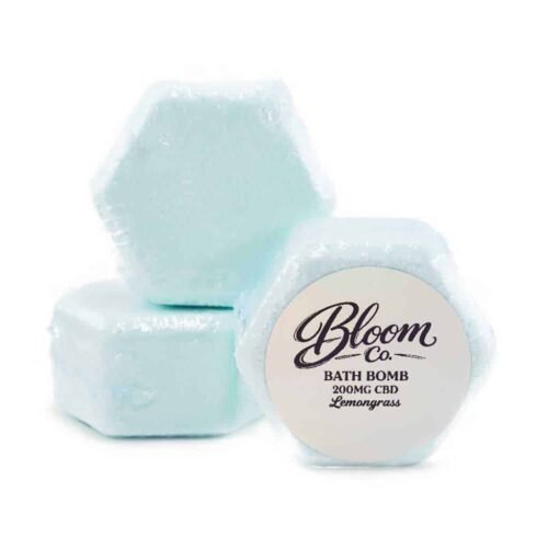 Bloom Co. – Lemon Grass Bathbomb – 200MG CBD