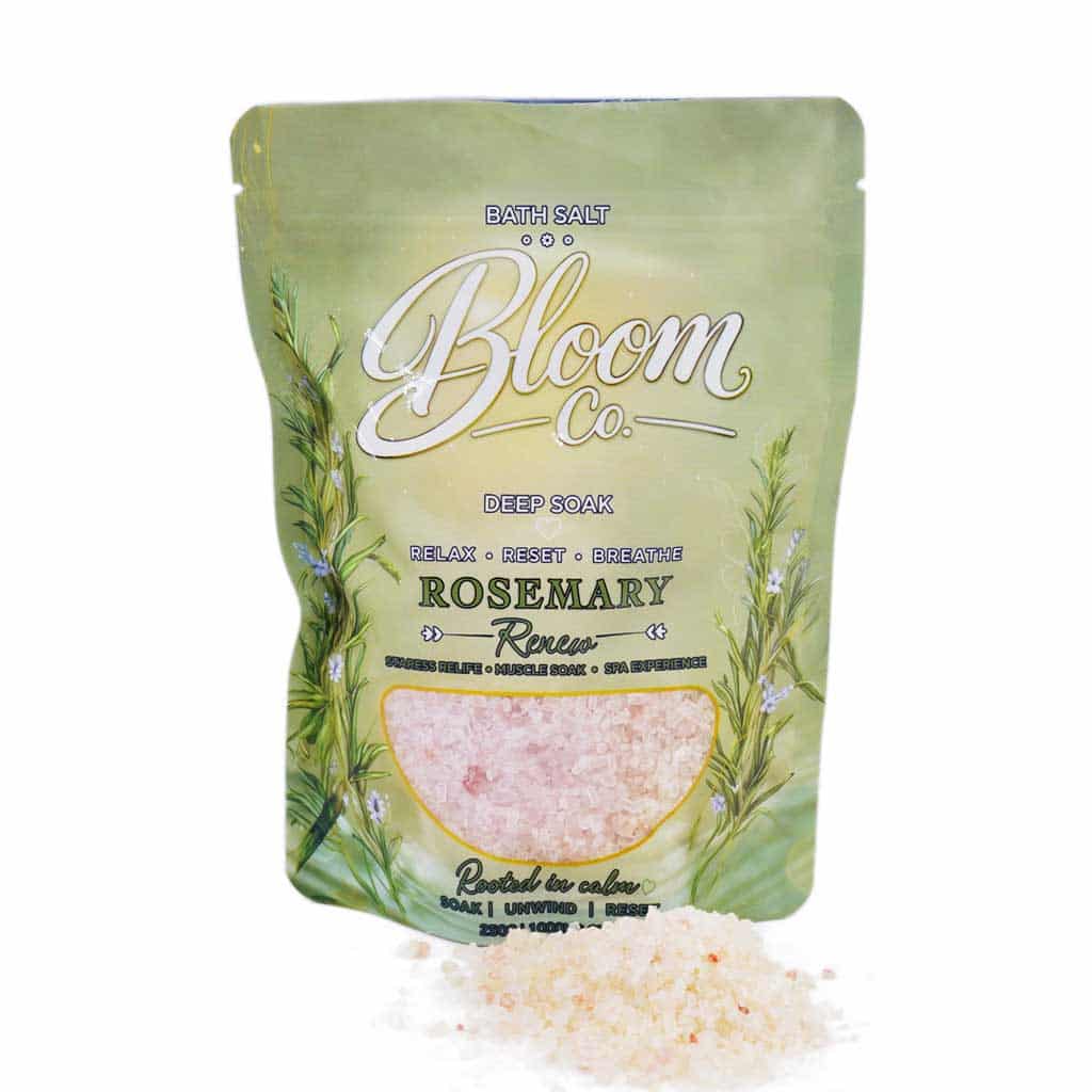 Bloom Co. – Rose Mary Bath Salts – 1000MG CBD