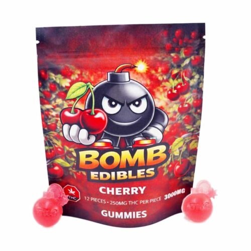 Bomb Edibles – 3000mg THC Gummies – Cherry