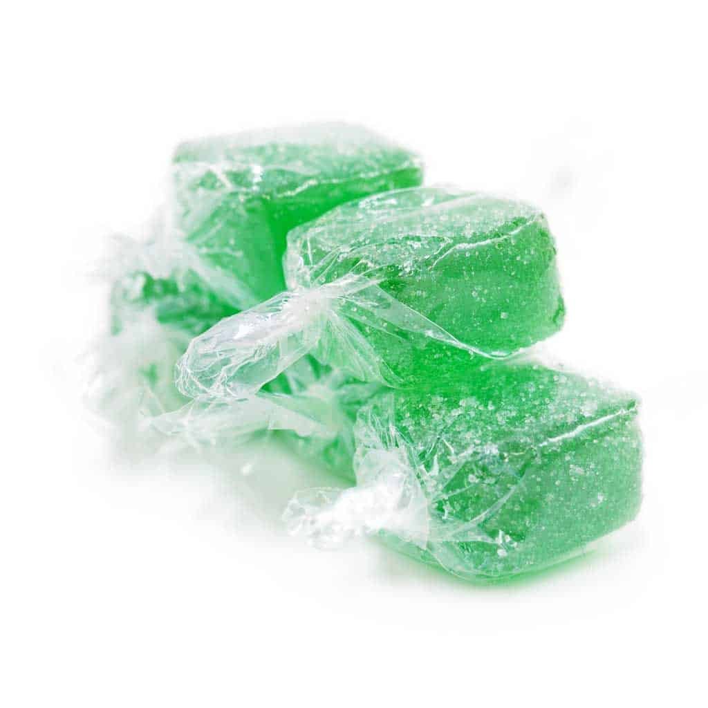 Bomb Edibles – 500mg THC Sour Hard Candy – Green Apple
