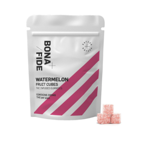 Bonafide – Watermelon Fruit Pieces 300mg THC (Sativa)