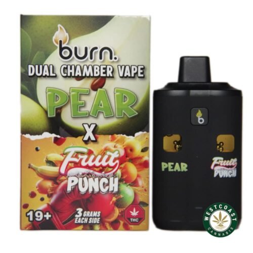 Burn Extracts – Dual Chamber Disposable Vape – Pear + Fruit Punch (3+3 Gram)