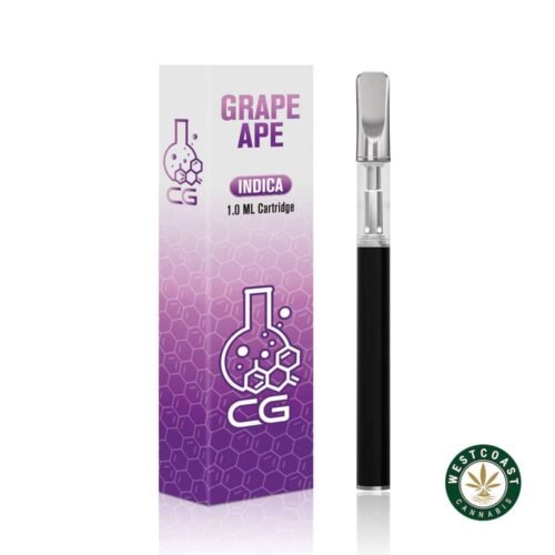 CG Extracts Premium Concentrates Disposable Pen – Grape Ape 1ML