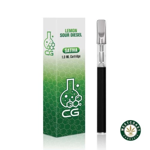 CG Extracts Premium Concentrates Disposable Pen – Lemon Sour Diesel 1ML
