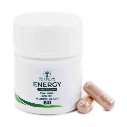 ENVISION™️ ENERGY – Microdose Capsules 2000mg Psilocybin