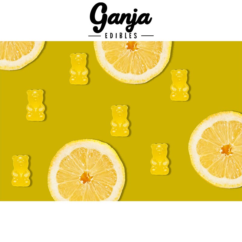Ganja Edibles – Sour Ganja Bears 150mg THC