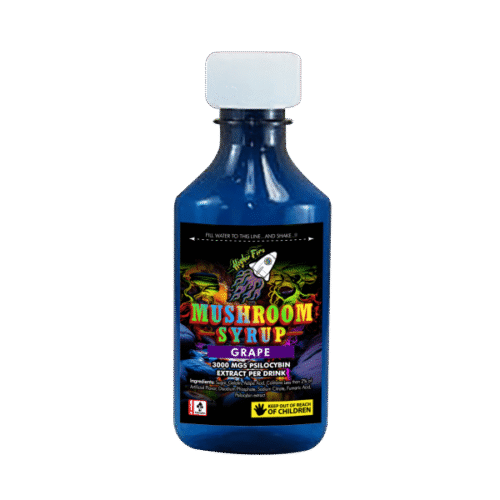 Higher Fire Extracts – Mushroom Syrup – Grape 3000mg Psilocybin
