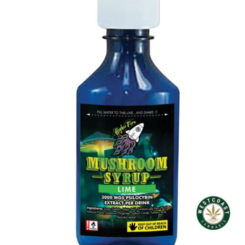 Higher Fire Extracts – Mushroom Syrup – Lime 3000mg Psilocybin