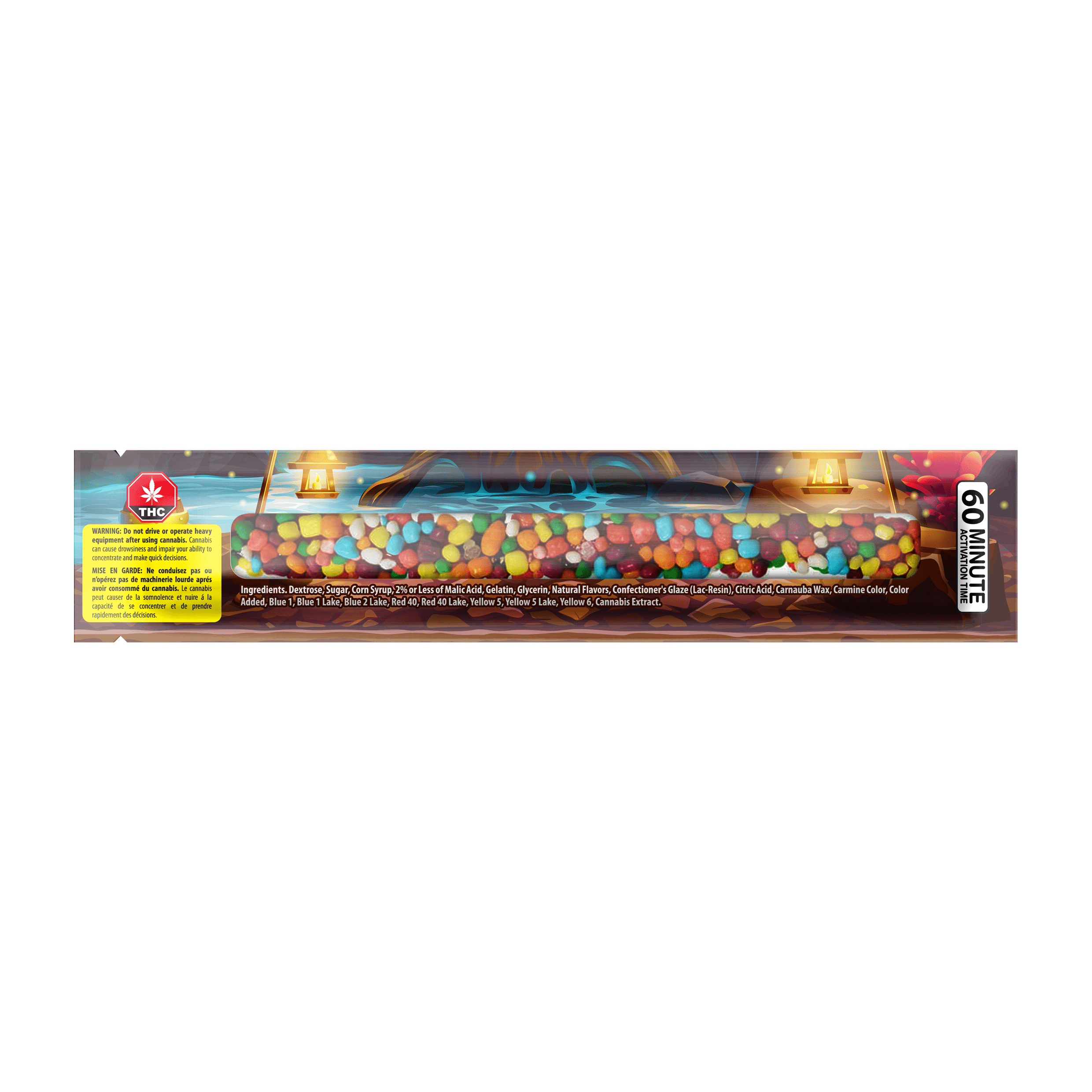 Higher Fire Extracts – Shatter Ropes – Pineapple 650MG THC