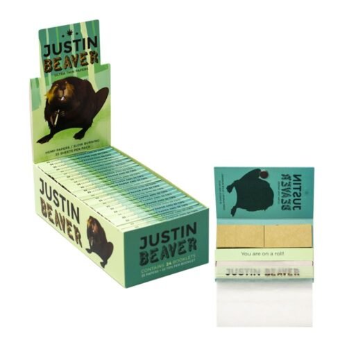 Justin Beaver Rolling Hemp Papers Slow Burning