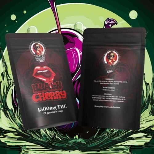 Mama Anne’s Edibles – Black Cherry Gummy – 1500mg THC