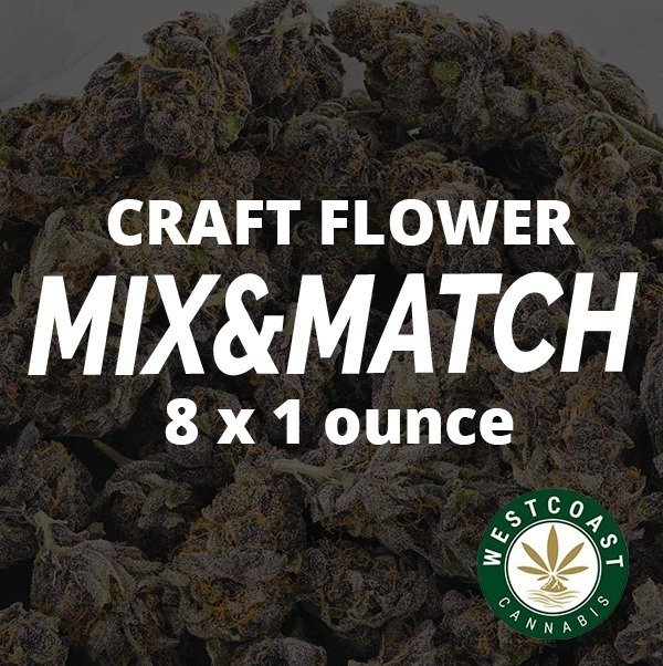 Multi Pack – Craft Flowers AAAA+ Half Pound – 8 x 28g