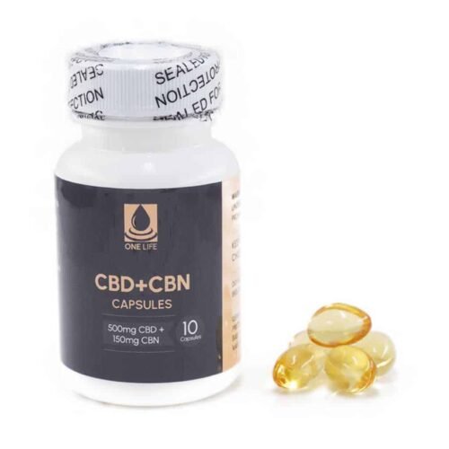 One Life Soft Gel Capsules – 500mg CBD + 150mg CBN