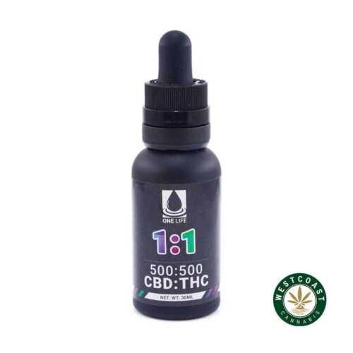 One Life Tincture – 1:1 (500mg CBD : 500mg THC)