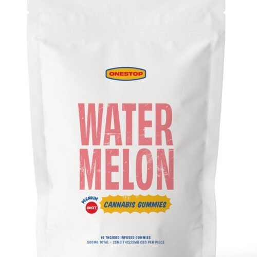 One Stop – Watermelon 1:1 Gummies 500mg
