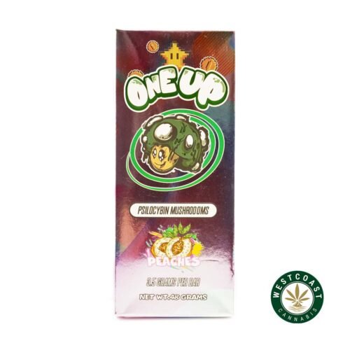 One Up – Psilocybin Mushrooms – Peach 3.5G Chocolate