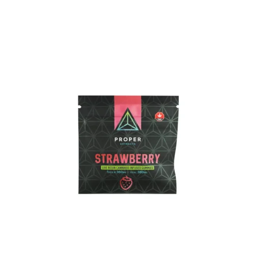 Proper Extracts Edibles – Triangles 360mg Live Resin Gummies – Strawberry