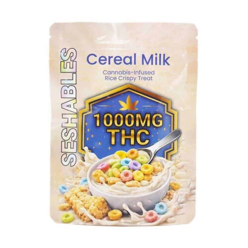 Seshables Rice Crispy – Cereal Milk 1000mg THC
