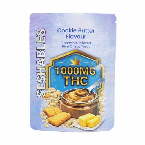 Seshables Rice Crispy – Cookie Butter 1000mg THC
