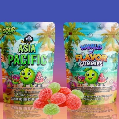 Sky High Edibles – World of Flavor Gummies – Asia Pacific (1200mg THC)
