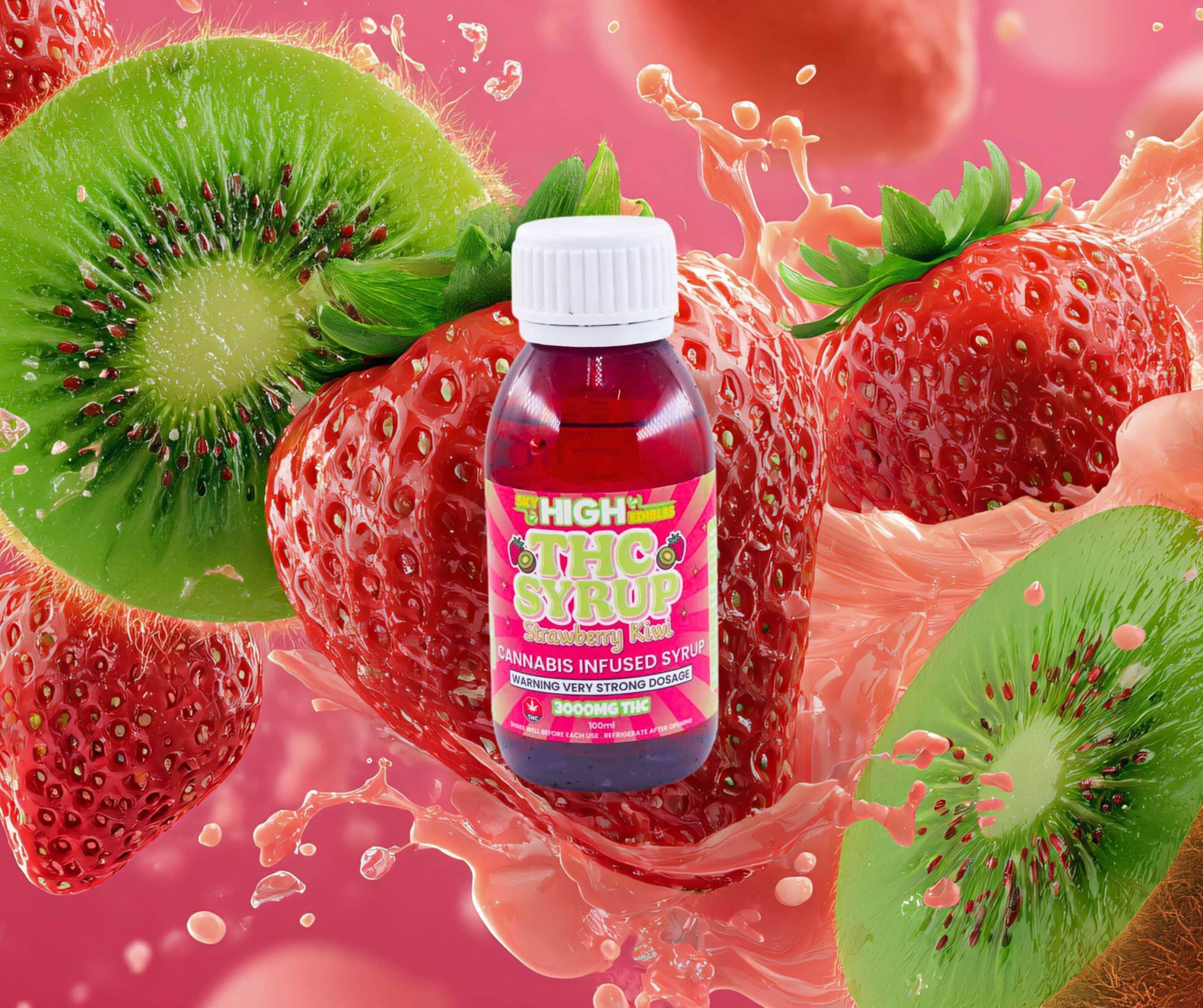 Sky High Syrup – Strawberry Kiwi 3000mg THC