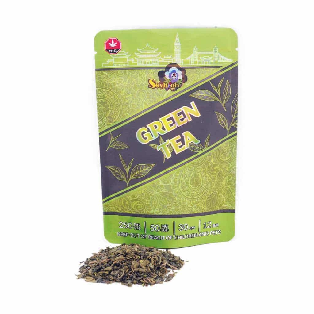 Sky High Tea – Green Tea – 250mg THC + 50mg CBD