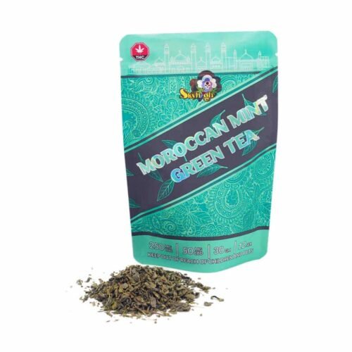 Sky High Tea – Moroccan Mint Green Tea – 250mg THC + 50mg CBD