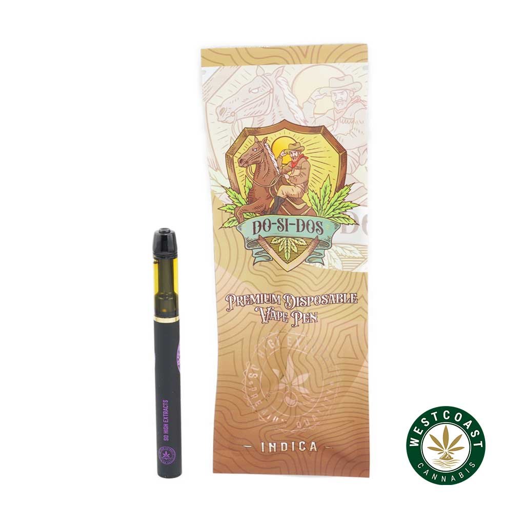So High Extracts Disposable Pen – Do-Si-Dos 1ML (Indica)