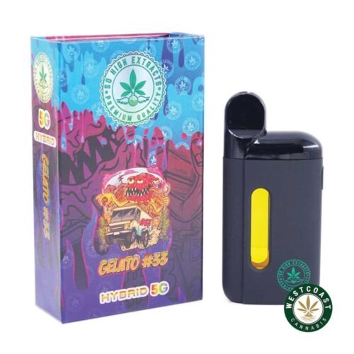 So High Extracts Disposable Pen – Gelato #33 5ML (Hybrid)
