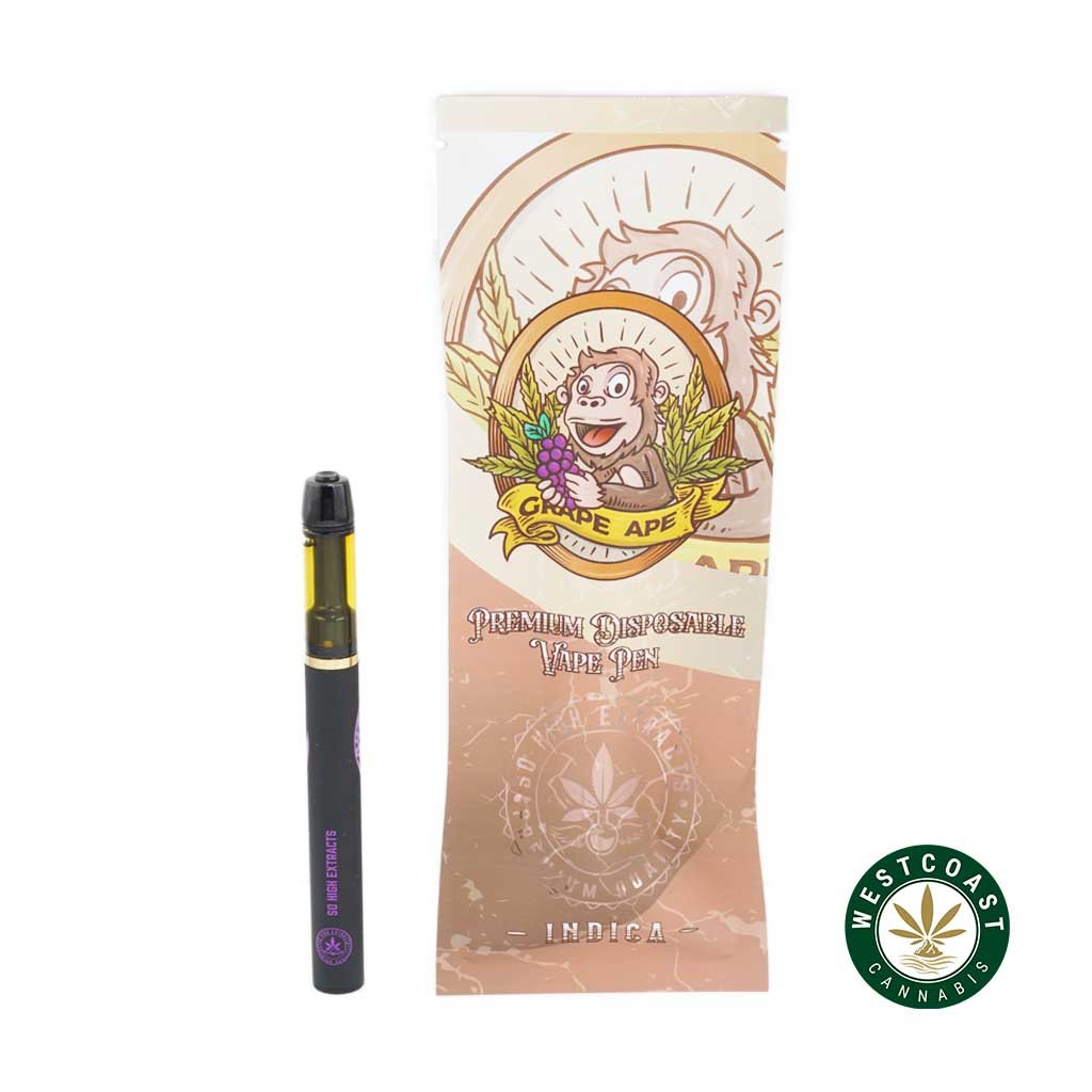 So High Extracts Disposable Pen – Grape Ape 1ML (Indica)