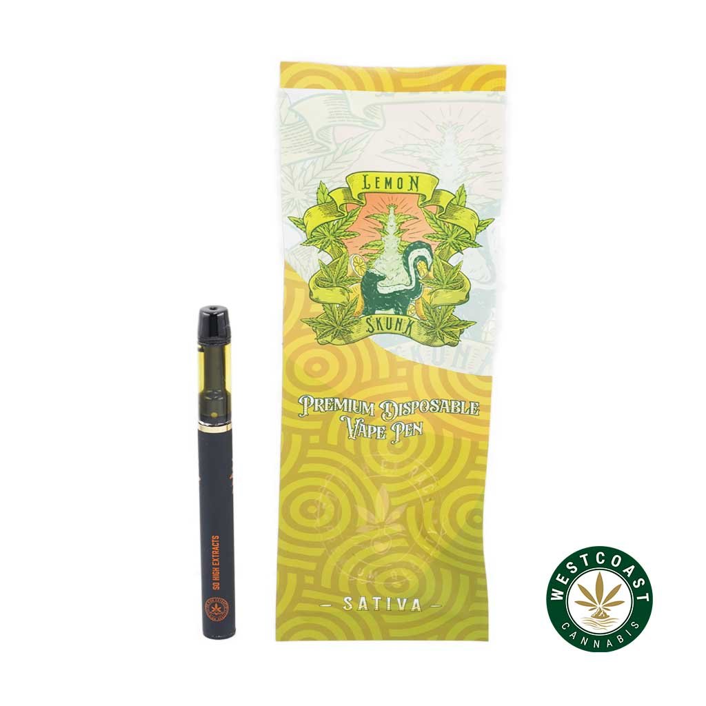 So High Extracts Disposable Pen – Lemon Skunk 1ML (Sativa)