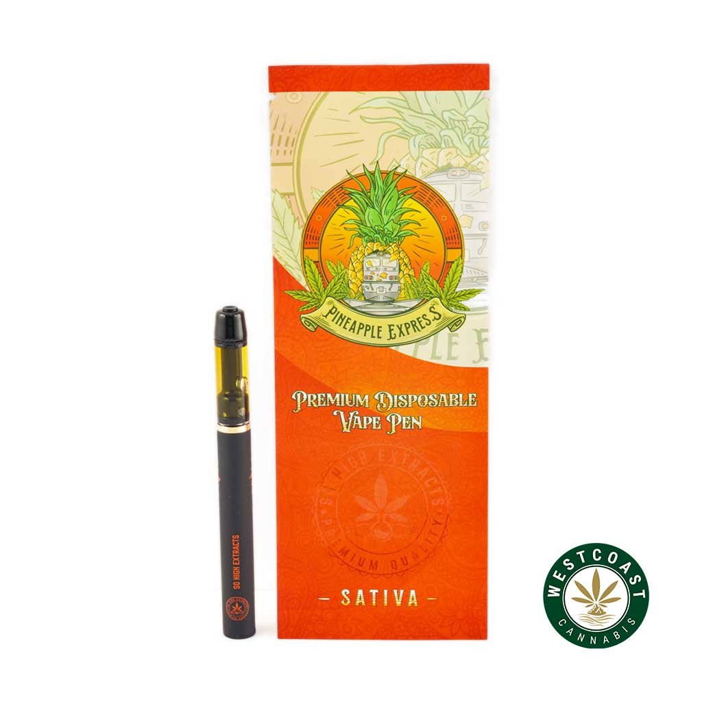 So High Extracts Disposable Pen – Pineapple Express 1ML (Sativa)