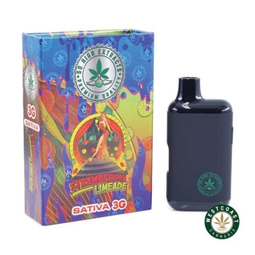So High Extracts Disposable Pen – Strawberry Limeade 3ML (Sativa)