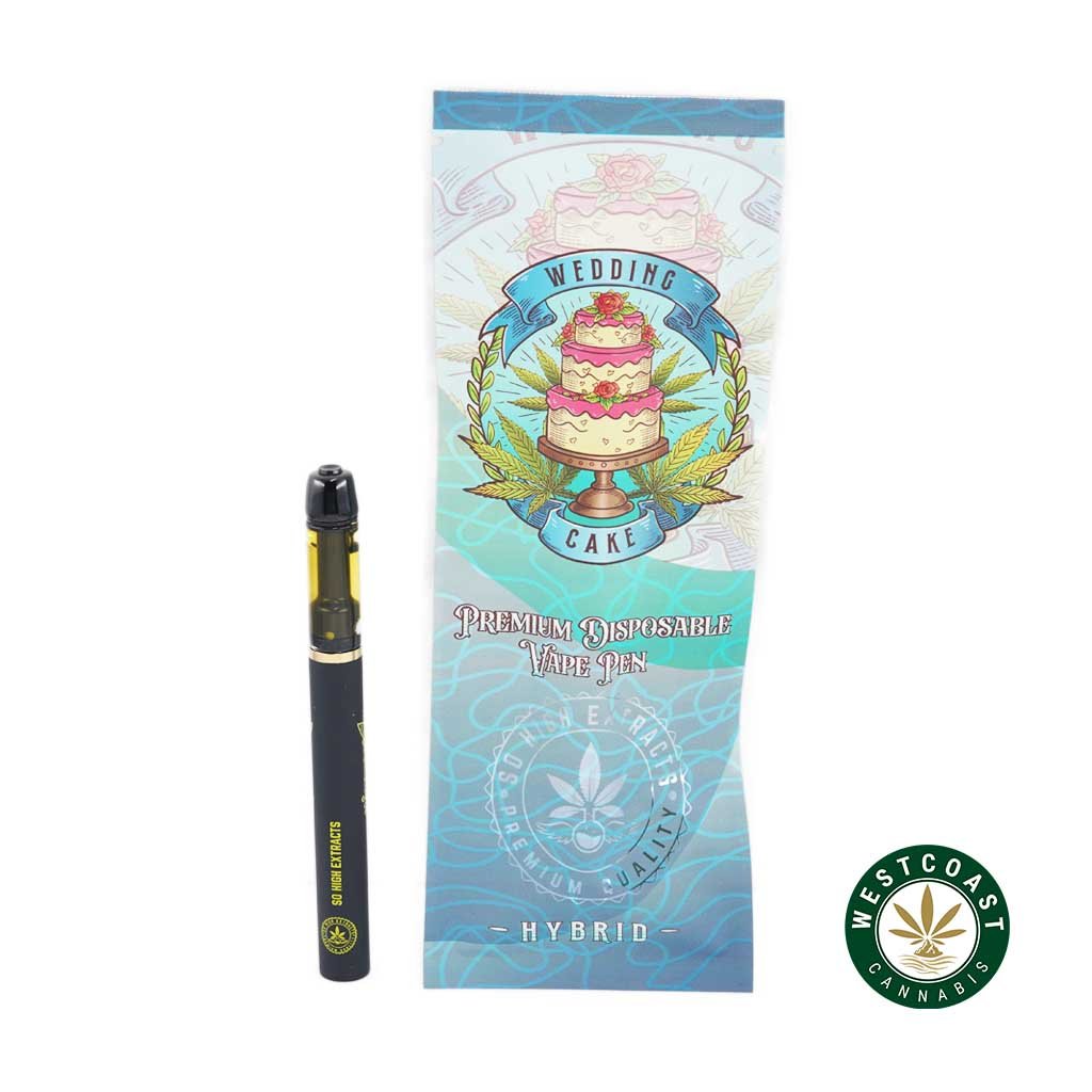 So High Extracts Disposable Pen – Wedding Cake 1ML (Hybrid)