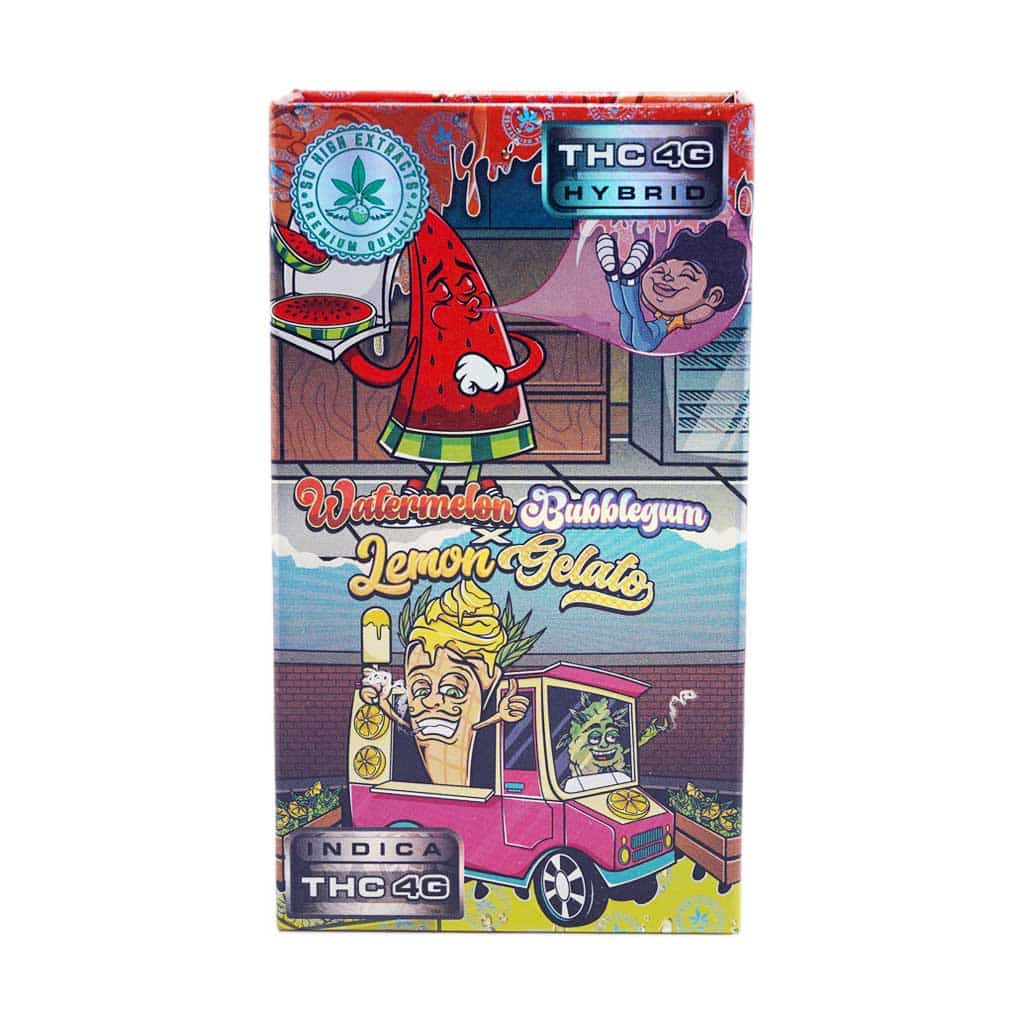 So High Extracts – Dual Chamber Pen – Watermelon Bubblegum + Lemon Gelato (4 Grams + 4 Grams)