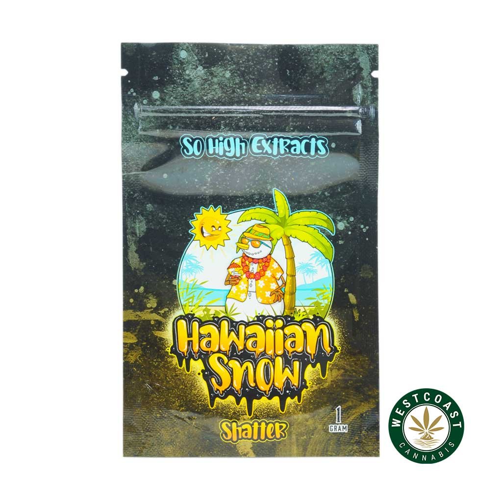 So High Extracts Premium Shatter – Hawaiian Snow