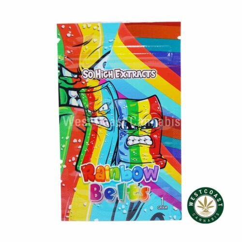 So High Extracts Premium Shatter – Rainbow Belts