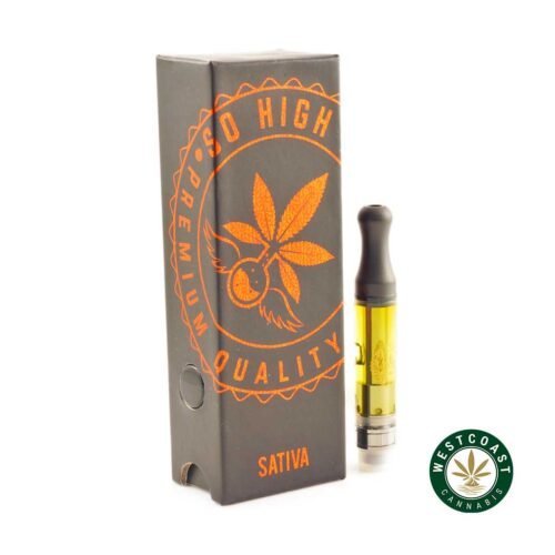 So High Extracts Premium Vape 1ML THC – Strawberry Cough Cart