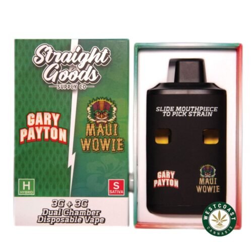 Straight Goods – Dual Chamber Vape – Gary Payton + Maui Wowie (3 Grams + 3 Grams)